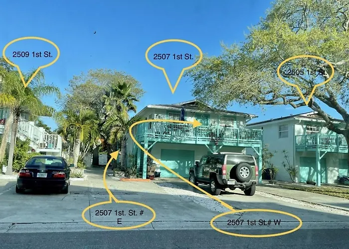 2bd 2ba Beachside W 3min To Beach! * Clearwater Beach
